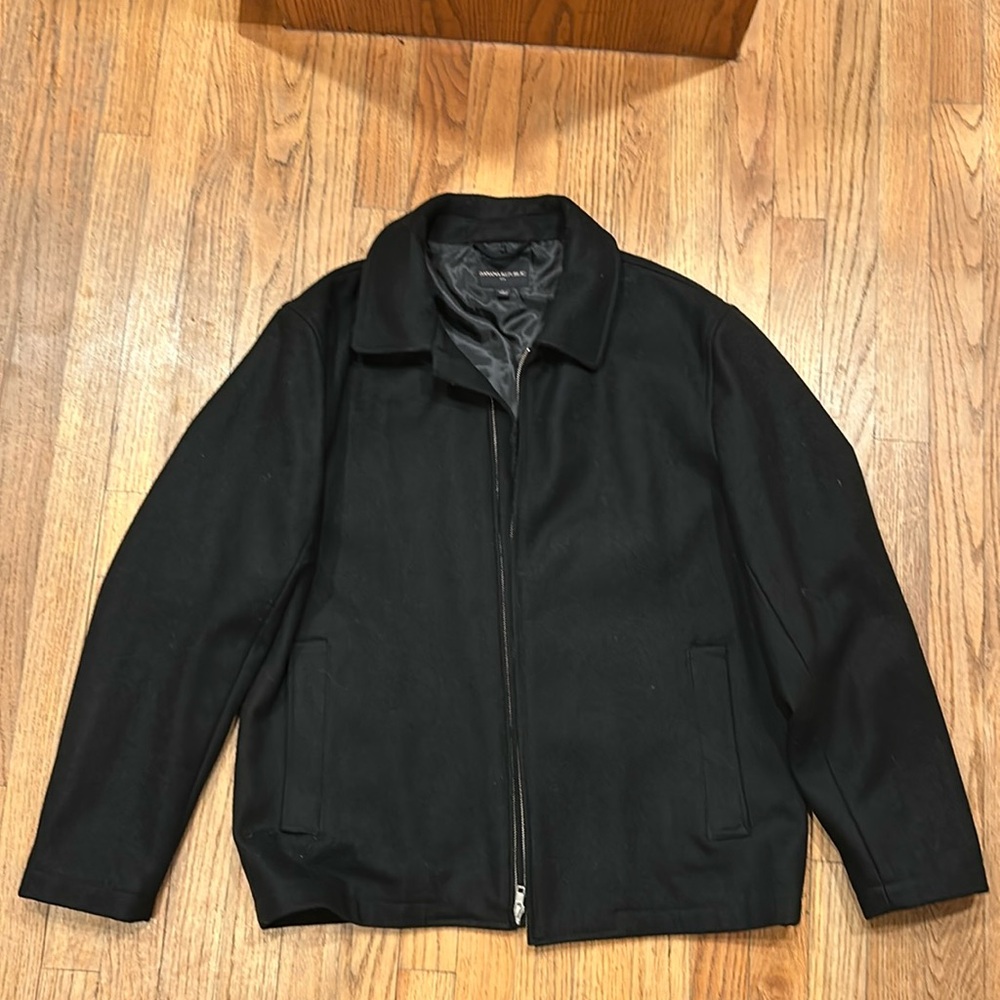 Banana Republic Timeless Bomber Jacket, Size L, Wool/Nylon